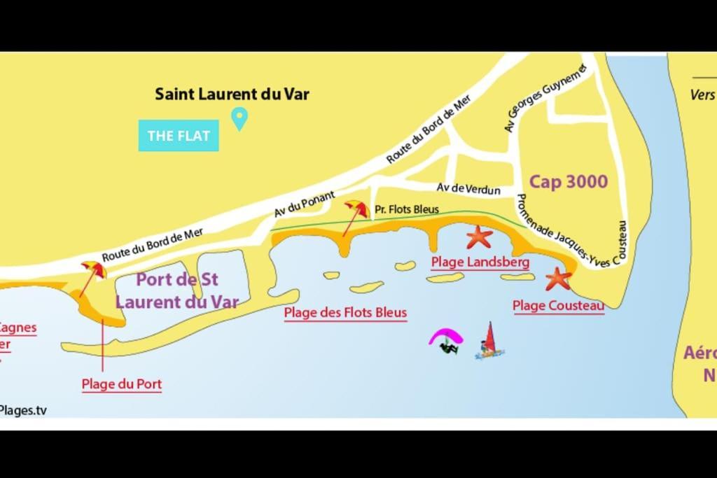 Lumineux, Tout Confort, Wifi & Terrace & Parking Saint-Laurent-du-Var Dış mekan fotoğraf