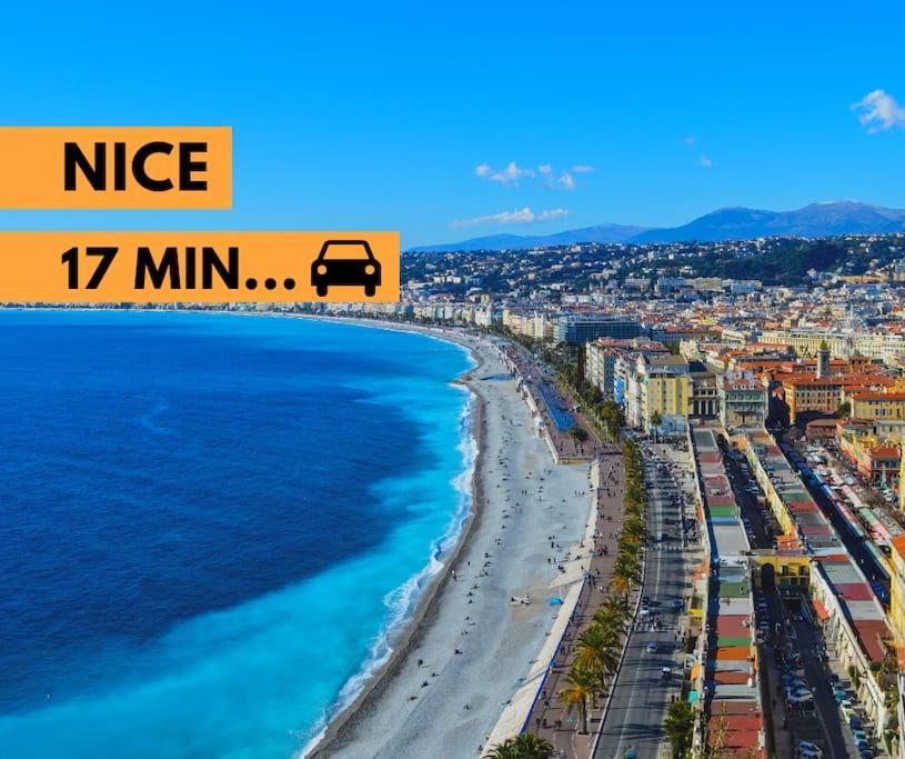 Lumineux, Tout Confort, Wifi & Terrace & Parking Saint-Laurent-du-Var Dış mekan fotoğraf